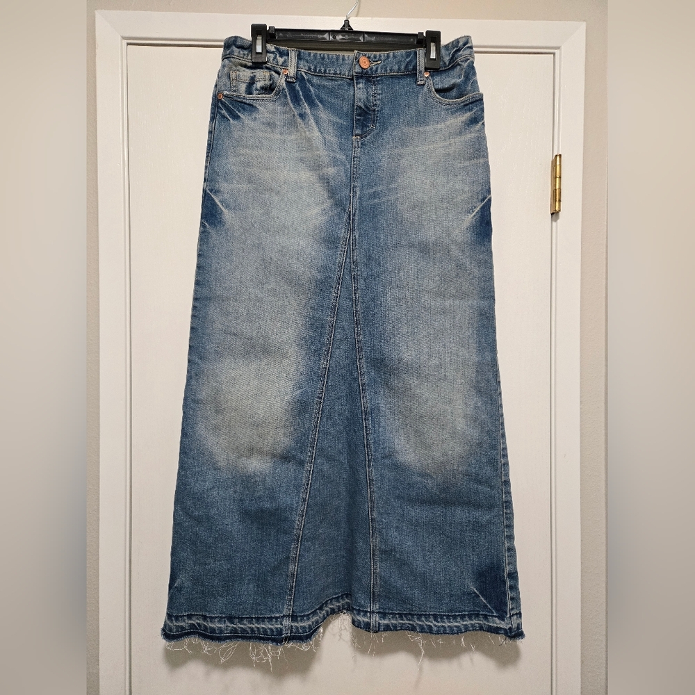 Mossimo Denim Maxi Skirt
